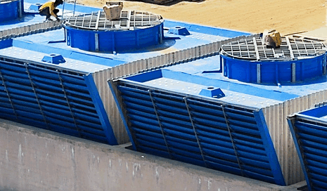 Industrial counter flow cooling tower
