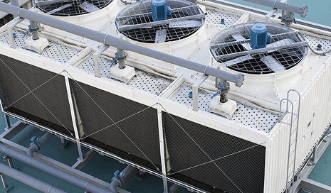 Cross flow cooling towers designed for industrial cooling applications