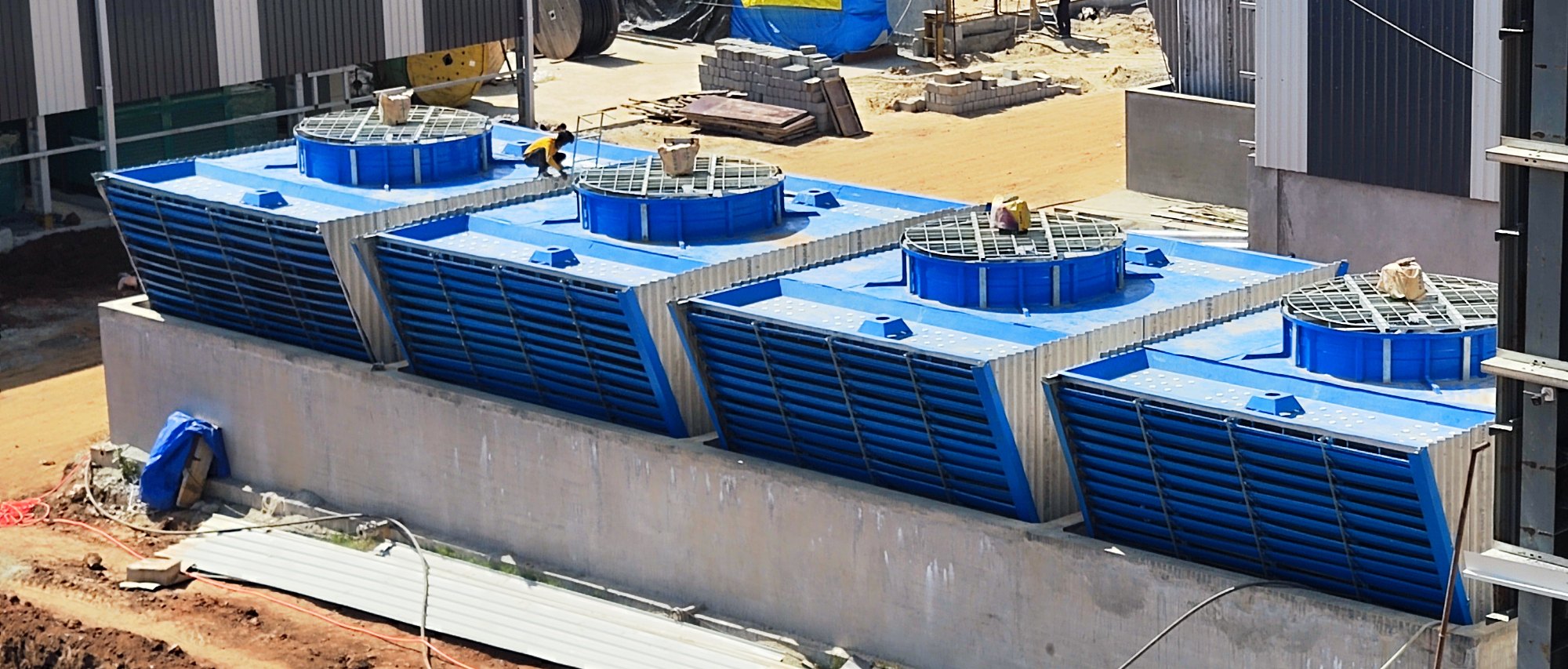 counter flow cooling tower Industrial counter flow cooling tower system